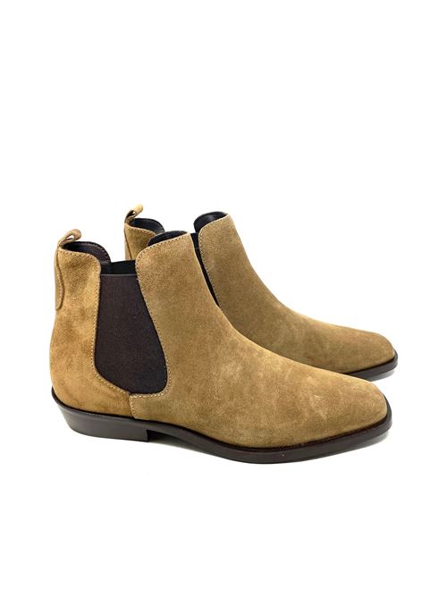 Chelsea Boots mit quadratischer Spitze IL LACCIO | JOLYN3555CAMOSCIOWHISKY